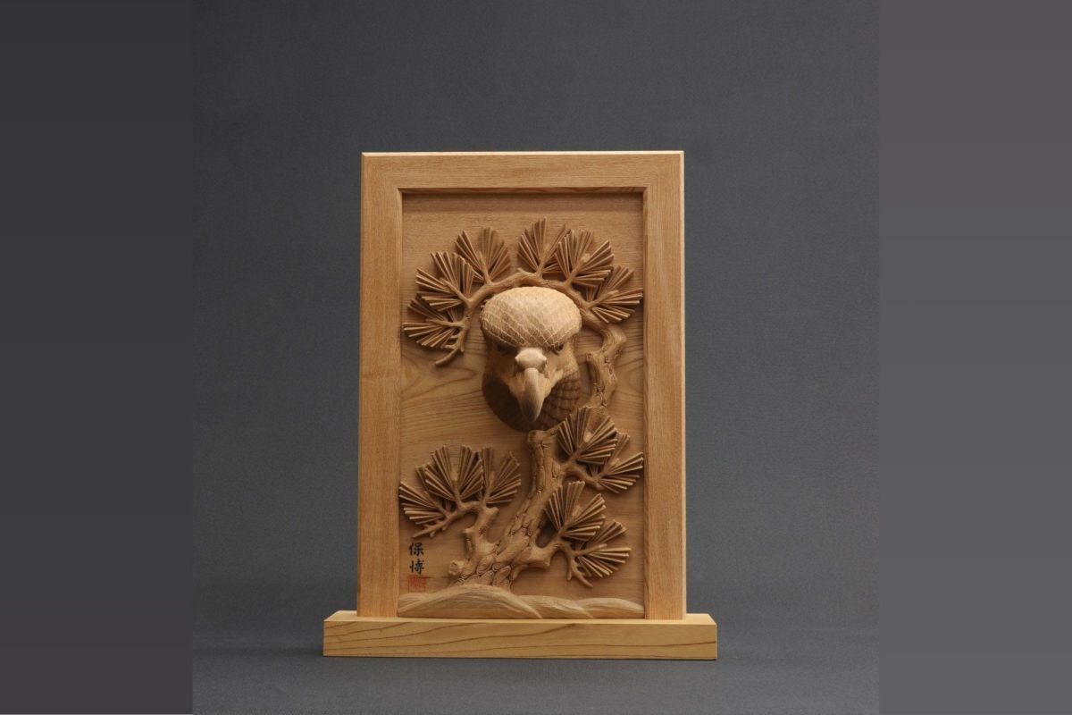 高橋保博_松に鷹